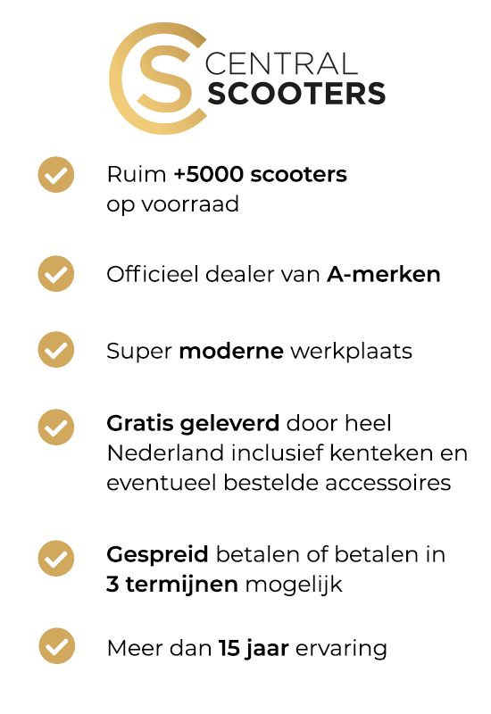 Vespa scooter [Ruim aanbod Vespa scooters] | Central Scooters